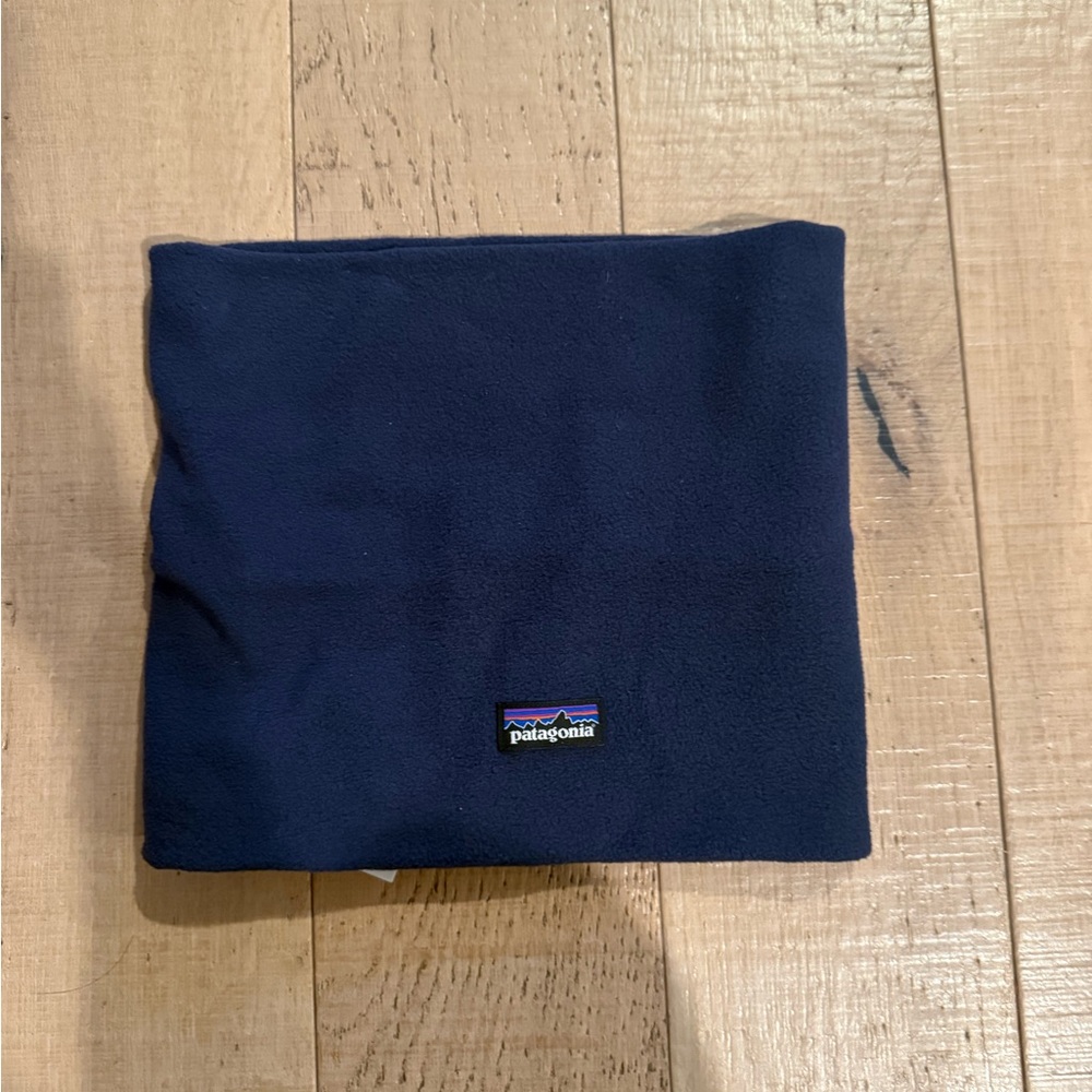 Patagonia Dark Blue Fleece Neck Gaiter